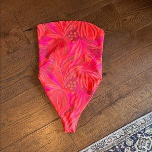 Skatie Pink and Orange Women's Swimsuit